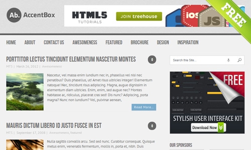Accentbox WordPress Theme