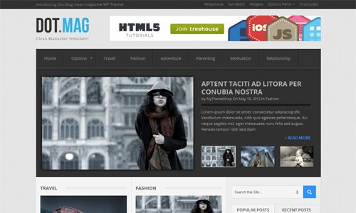 DotMag WordPress Theme