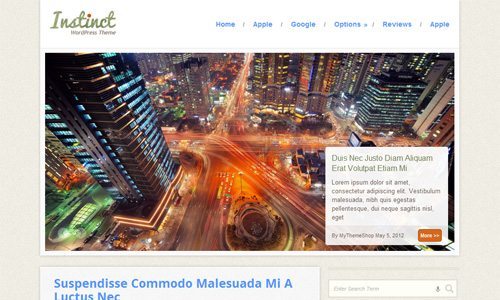 instinct WordPress Theme