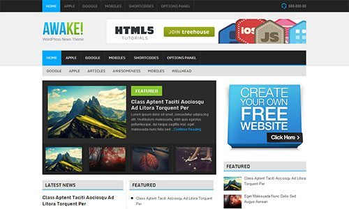 Awake WordPress Theme