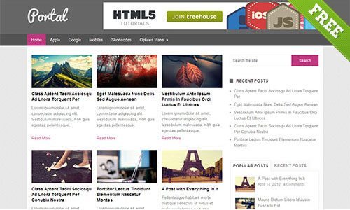 Portal WordPress Theme
