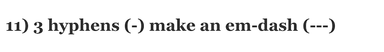 This is a picture of what the text looks like in the backend