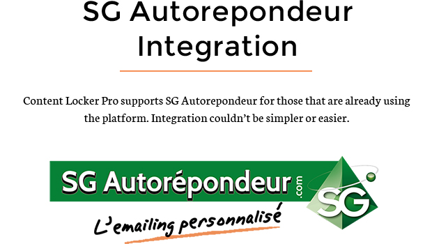 SG Autorepondeur Integration