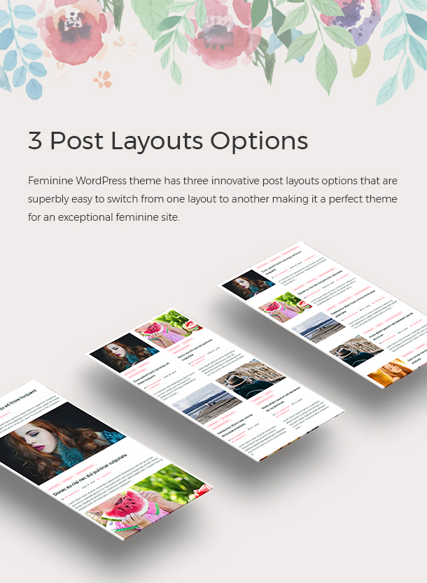 3 Post Layouts Options