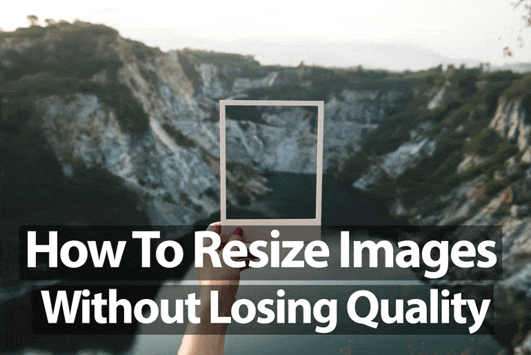 How To Resize Images Without Losing Quality Using GIMP