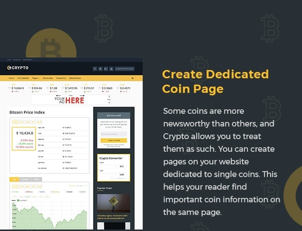 Create Dedicated Coin Page